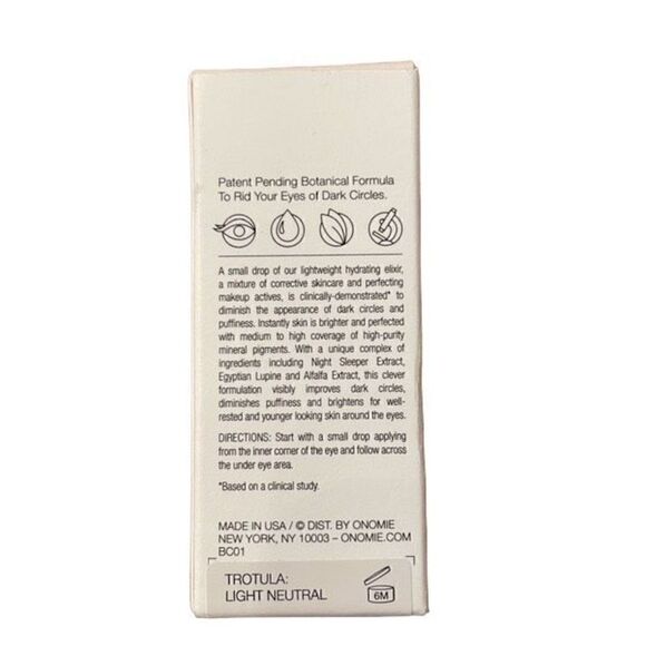 ONOMIE Bright Concealing Elixir Dark Circle Corrector in Trotula Light Neutral S - Picture 2 of 3